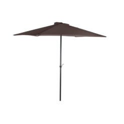 Parasol Castanho Preto Poliéster Aço (300 x 300 x 250 cm)