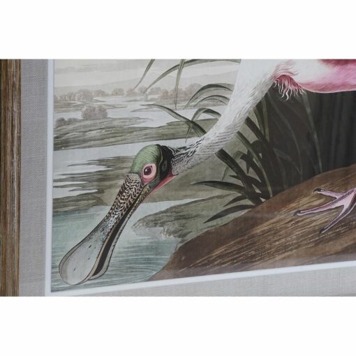 Pintura 60 x 2,5 x 60 cm Vogel Oriental (4 Peças) - Image 3