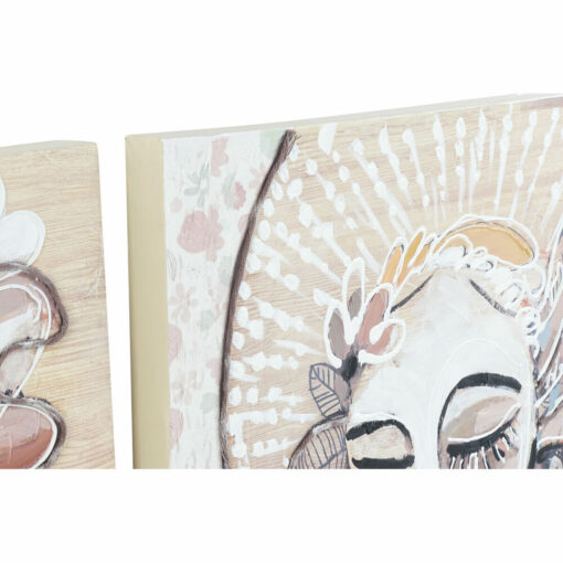 Pintura 60 x 3,7 x 120 cm Mulher Colonial (2 Unidades) - Image 3