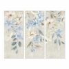 Pintura Bloemen 55 x 3 x 135 cm Shabby Chic (3 Peças)