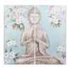 Pintura CU-181694 Tela Buda Oriental (140 x 3 x 140 cm) (2 pcs)