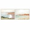 Pintura Praia 120 x 4 x 90 cm Cottage (2 Unidades)