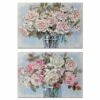 Pintura Vaso 100 x 3 x 70 cm Shabby Chic (2 Unidades)