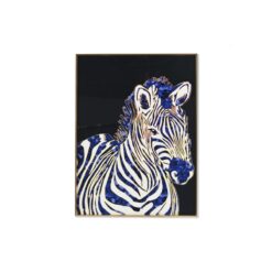 Pintura Zebra Moderno (60 x 3 x 80 cm)