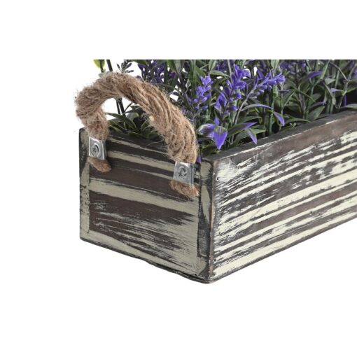 Planta Decorativa 30 x 12 x 21 cm Madeira Lilás Polietileno Fúcsia (2 Unidades) - Image 2
