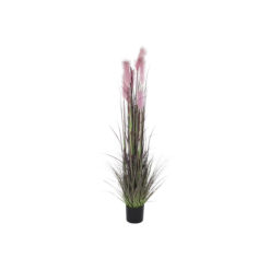 Planta Decorativa Cor de Rosa Tecido Aço Plástico PVC (40 x 40 x 180 cm)