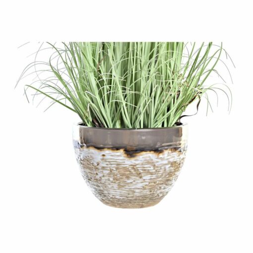 Planta Decorativa Vaso 20 x 20 x 78 cm Porcelana Cor de Rosa PVC (2 Unidades) - Image 2
