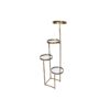 Prateleiras 4 Prateleiras Espelho Metal Cobre (43 x 35 x 113 cm)