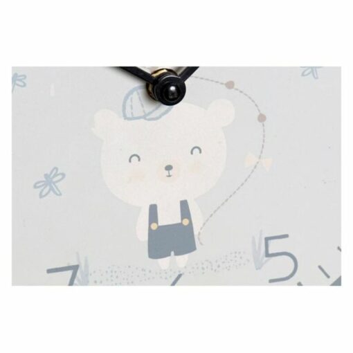 Relógio de Parede Azul Cor de Rosa Infantil Plástico Vogel Madeira MDF 24 x 3 x 24 cm (2 Unidades) - Image 2