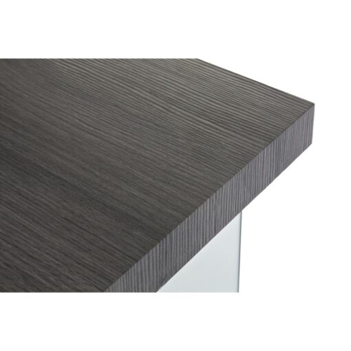 Secretária Cristal Cinzento Transparente MDF Vidro temperado (120 x 50 x 76 cm) - Image 5