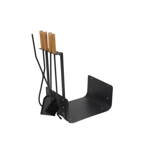 Suporte para Lenha Madeira Aço (48 x 30 x 62 cm) - Image 2