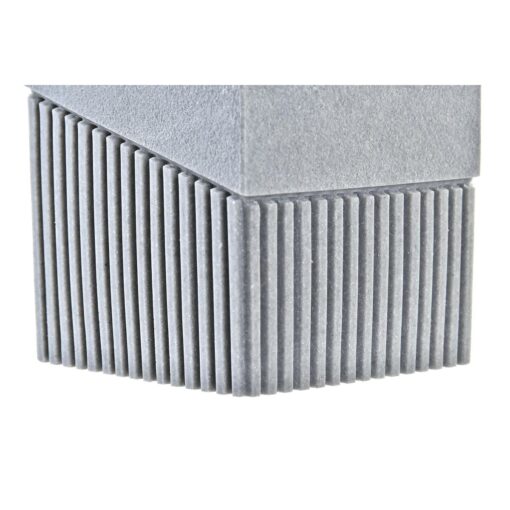 6 x 10 cm Cinzento Resina