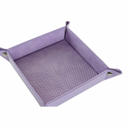 Tabuleiro de Bolso Lilás Poliuretano 20 x 20 x 4 cm Romântico - Image 3