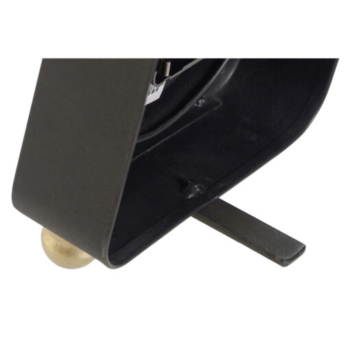 Tafelklok 14,5 x 5 x 21 cm Prateado Preto Metal PVC (2 Unidades) - Image 3