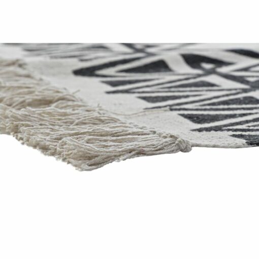 7 cm Preto Poliéster Branco Ikat Boho