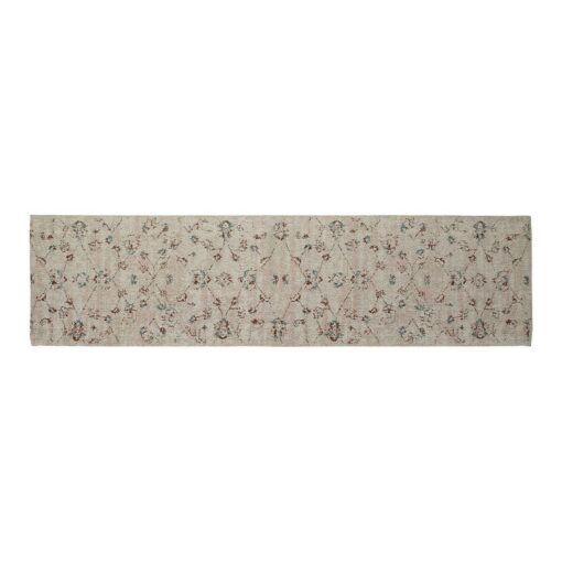 Tapete Bege Algodão (60 x 240 x 1 cm)