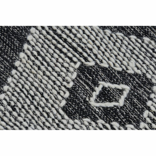 Tapete Branco Preto Algodão (160 x 230 x 1 cm) - Image 3