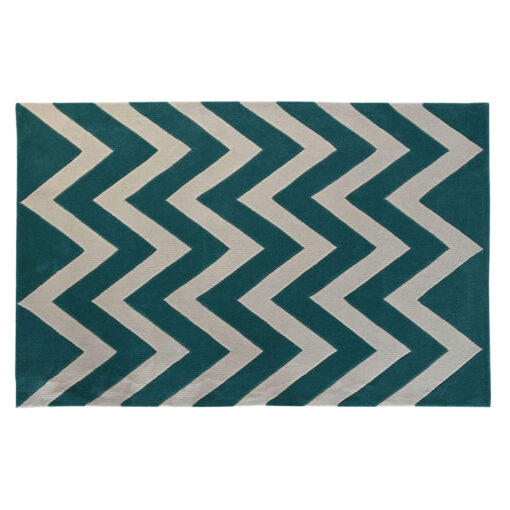 Tapete Poliéster Zig-zag Duas cores 120 x 180 x 2 cm