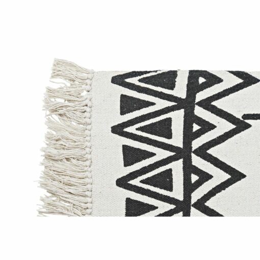 Tapete Preto Branco Ikat (120 x 180 x 0,7 cm) - Image 4
