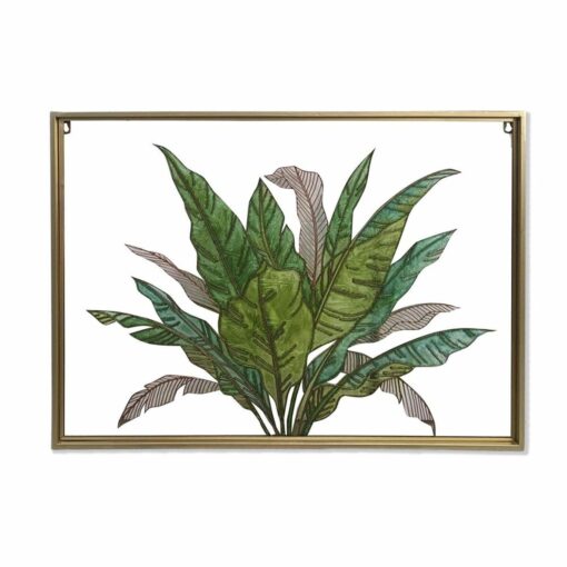 Tela Tropical Folha de planta (80 x 3 x 60 cm)