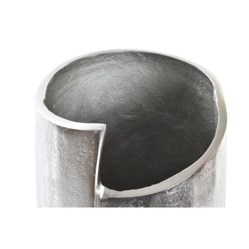 Vaso 15 x 13 x 31 cm Face Prateado Alumínio Moderno - Image 2