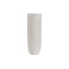 Vaso 17 x 10 x 47 cm Branco Resina Moderno