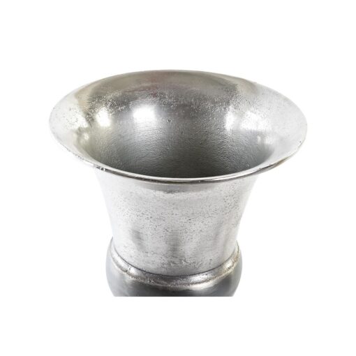 Vaso 24 x 24 x 31,5 cm Prateado Dourado Alumínio Moderno (2 Unidades) - Image 3