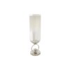 Vaso Champanhe Cristal Alumínio (15 x 15 x 56 cm)