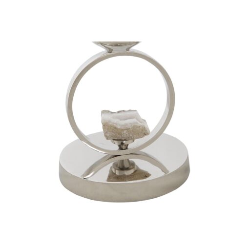 Vaso Champanhe Cristal Alumínio (15 x 15 x 56 cm) - Image 3