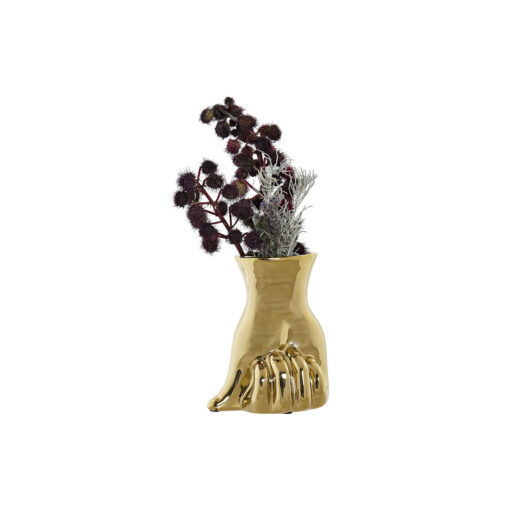 Vaso Dourado Grés 17 x 12 x 21 cm - Image 3