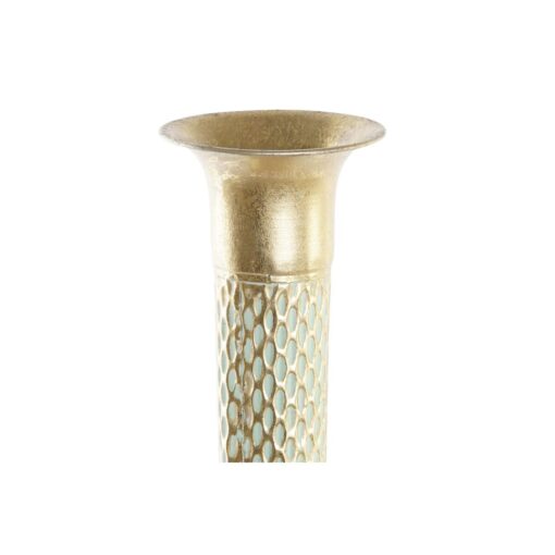 Vaso Dourado Metal Árabe (20 x 20 x 63 cm) - Image 2