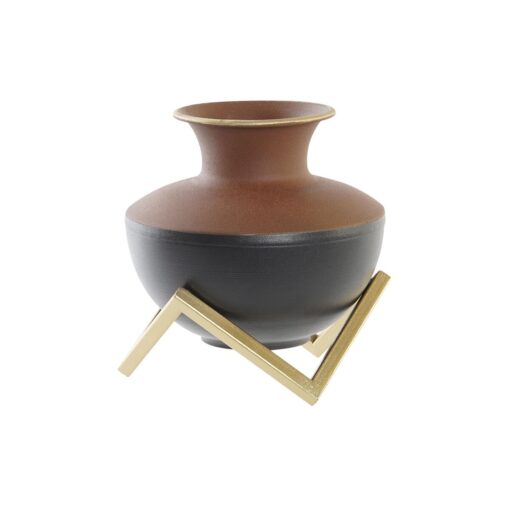 Vaso Metal Multicolor Moderno 17 x 16 x 17 cm