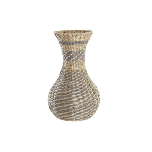 Vaso Natural Cinzento 25 x 25 x 41 cm