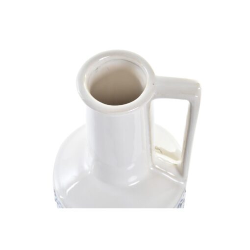 Vaso Porcelana Azul Branco 14 x 14 x 30 cm Mediterrâneo - Image 2
