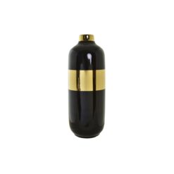 Vaso Porcelana Dourado Duas cores Moderno (16 x 16 x 41 cm)