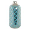Vaso Porcelana Turquesa Oriental (15 x 15 x 41.5 cm)