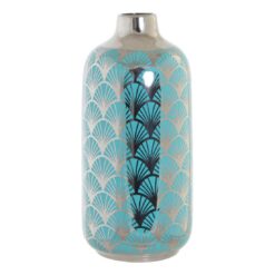 Vaso Porcelana Turquesa Oriental (15 x 15 x 41.5 cm)