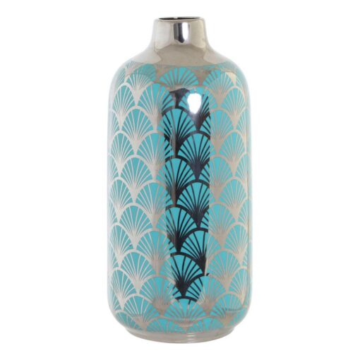 Vaso Porcelana Turquesa Oriental (15 x 15 x 41.5 cm)
