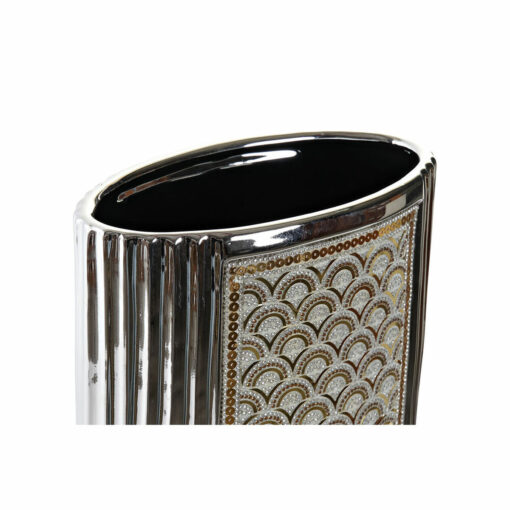 Vaso Prateado Dourado Grés (21 x 11 x 31 cm) - Image 3