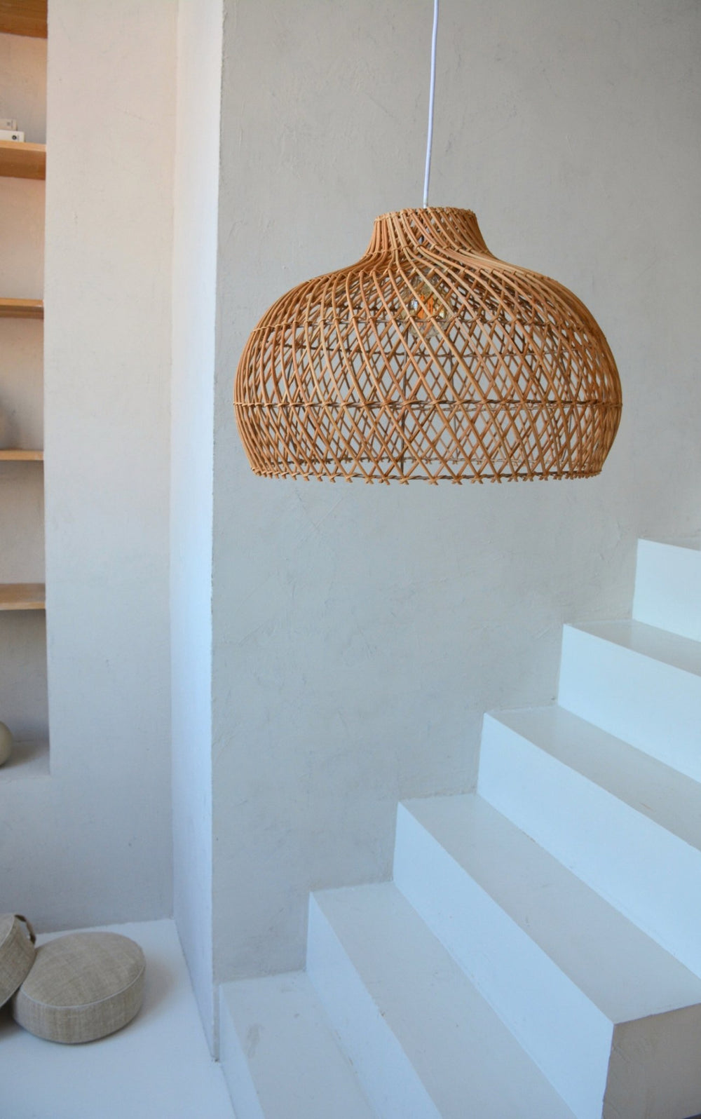 O Pingente Uluwatu - Rattan - L - Hippie Monkey - Image 2