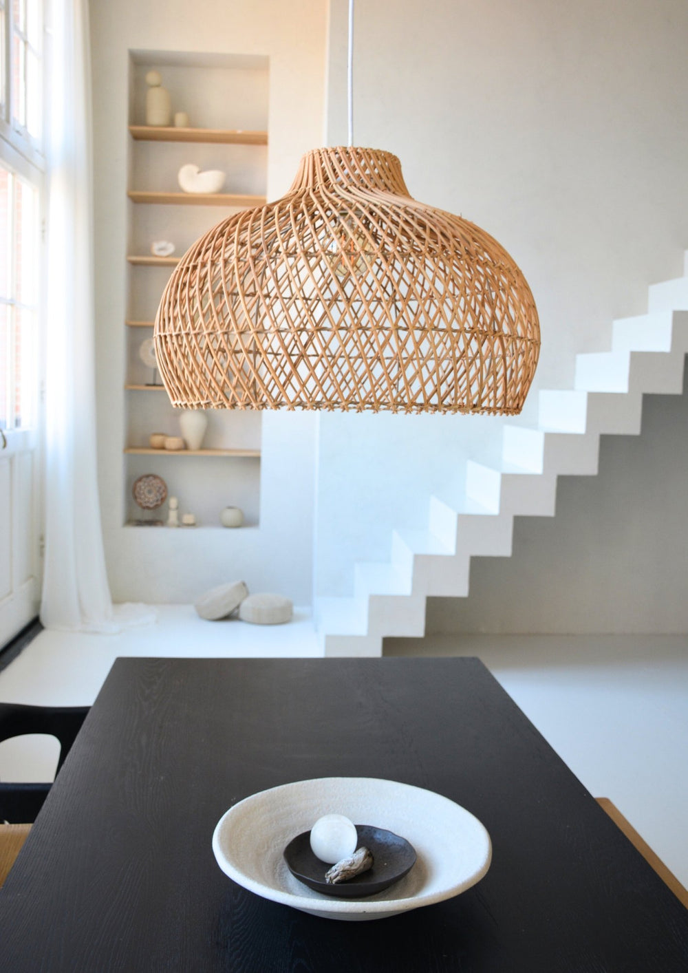 O Pingente Uluwatu - Rattan - L - Hippie Monkey - Image 4