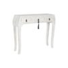 Consola Branco Natural Abeto Madeira MDF (96 X 26 X 80 cm)