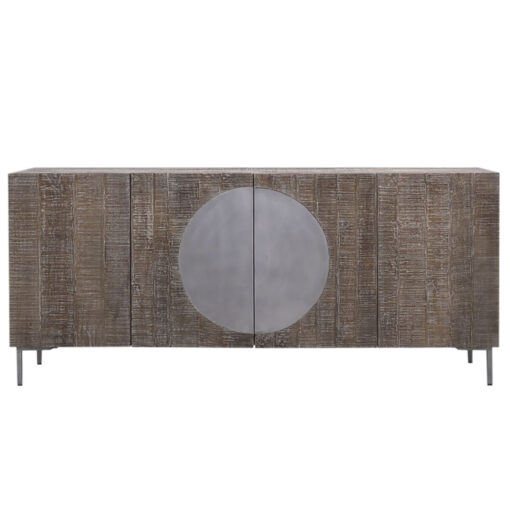 Aparador 180 x 40 x 80 cm Metal Madeira de mangueira - Image 2