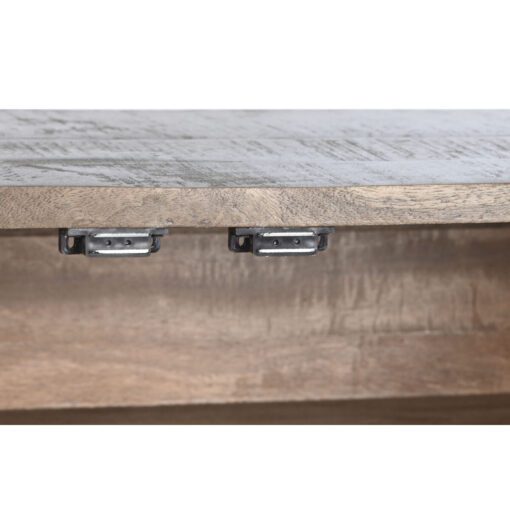 Aparador 180 x 40 x 80 cm Metal Madeira de mangueira - Image 5