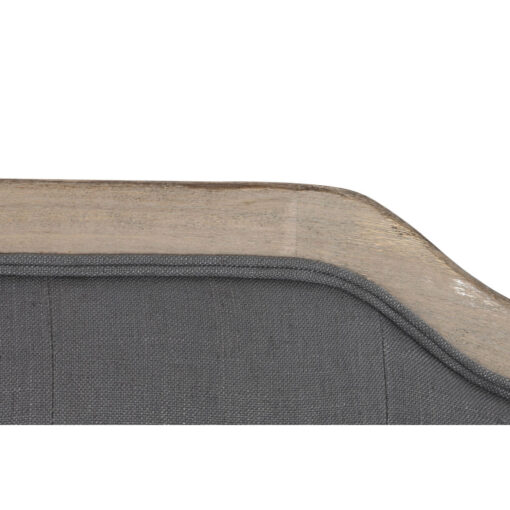 Cabeceira de Cama Cinzento escuro Madeira da borracha 160 x 10 x 120 cm - Image 2