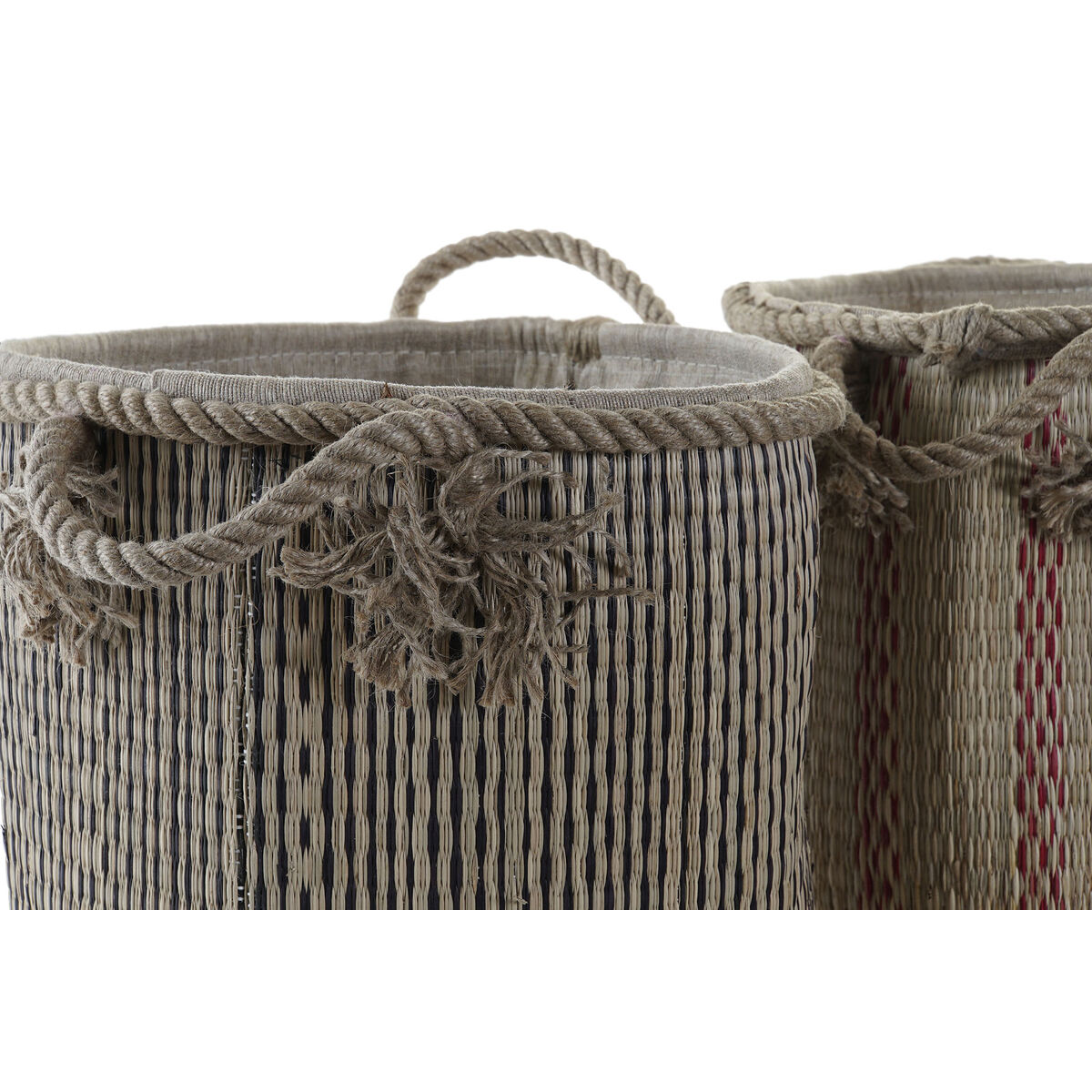 Cesta Multiusos 30 x 30 x 36 cm Jute Boho (2 Unidades) - Image 3