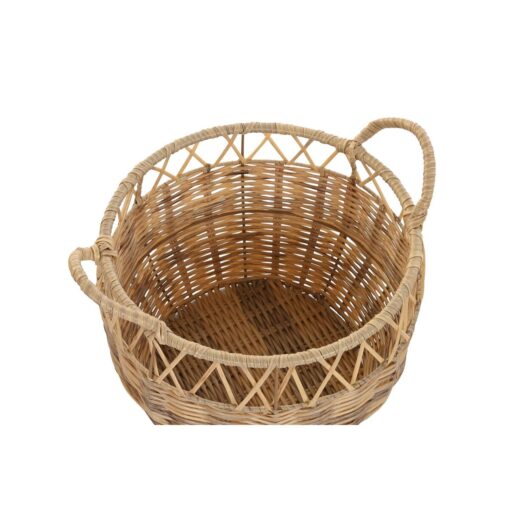 Conjunto de Cestas Natural Metal PE (38 x 38 x 27 cm) - Image 2