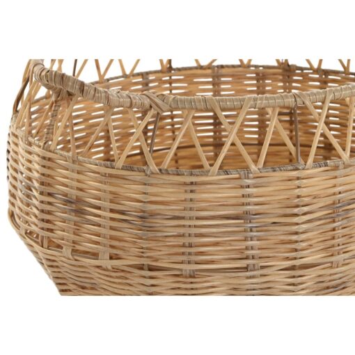 Conjunto de Cestas Natural Metal PE (38 x 38 x 27 cm) - Image 4