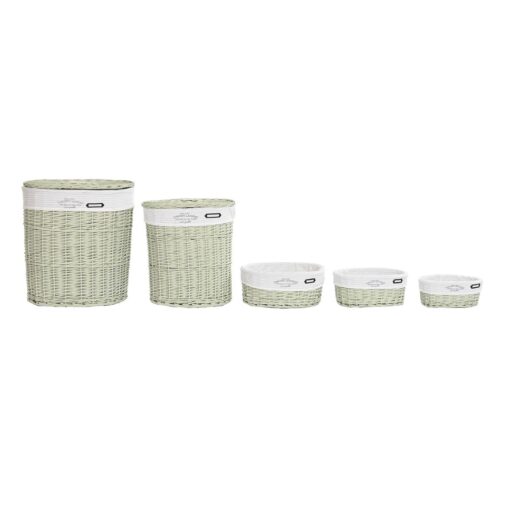 Conjunto de Cestos Verde vime 51 x 37 x 56 cm - Image 3