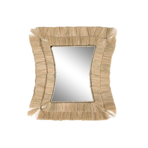 Espelho de parede 62 x 4 x 70 cm Cristal Bali Jute